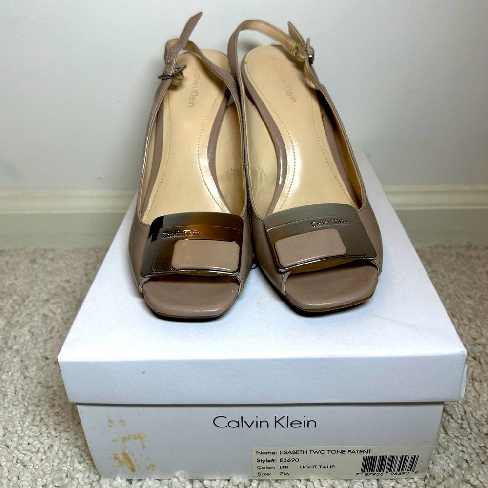 Calvin Klein Lizabeth Two Tone Heel